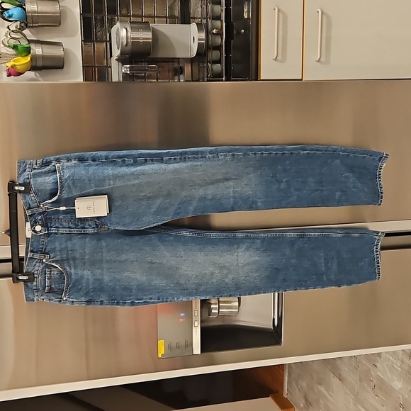 💕ANINE BING💕 Knox Jean ~ Mineral Blue 28 NWT - Picture 8 of 16